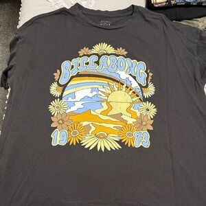 Billabong Sunburst Graphic Tee in Black